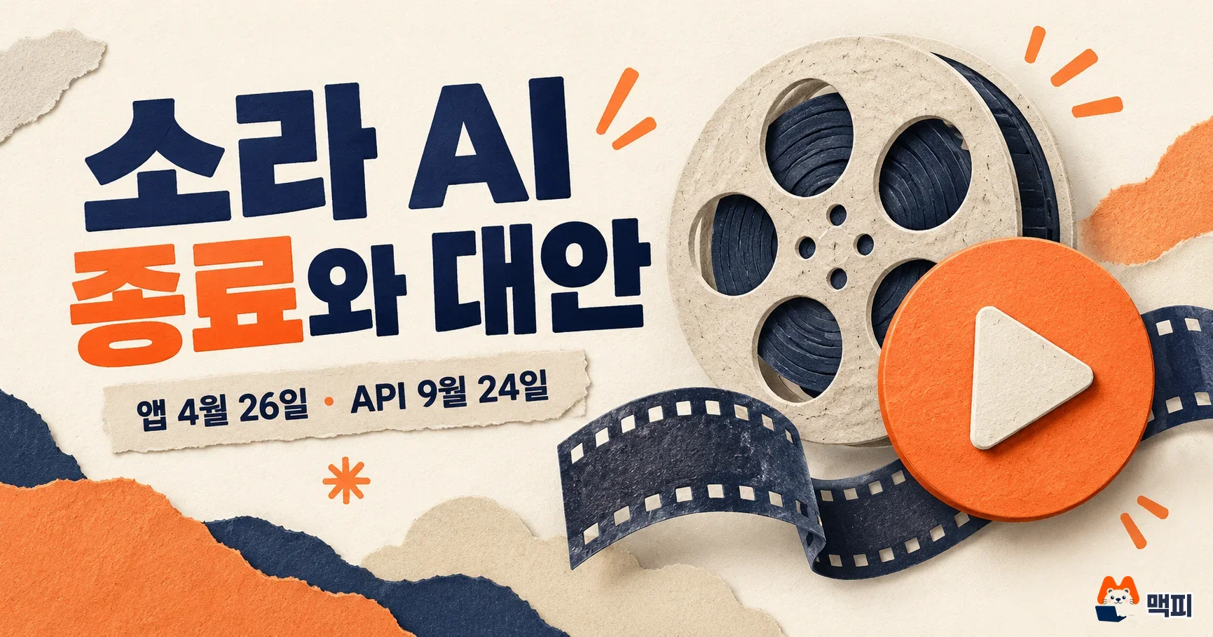 소라 AI 종료일과 AI 동영상 만들기 대안·주의사항 정리