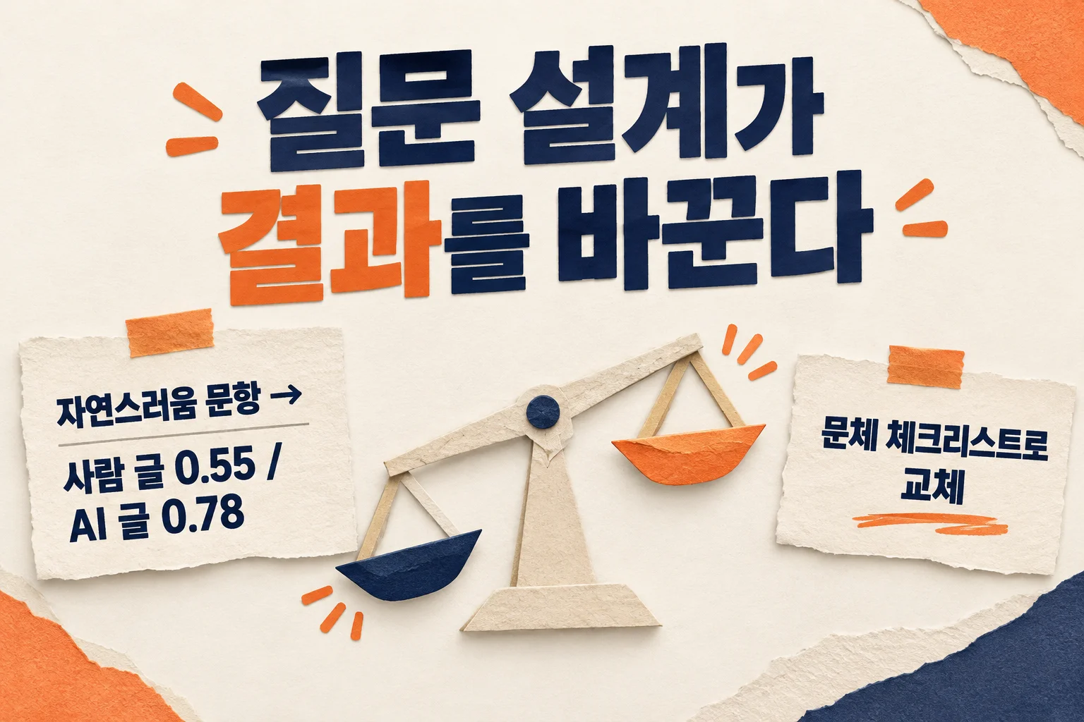 디시전 API와 Jev 같은 판정 모델에서 질문 설계가 채점 결과를 바꾼 사례를 보여 주는 도해