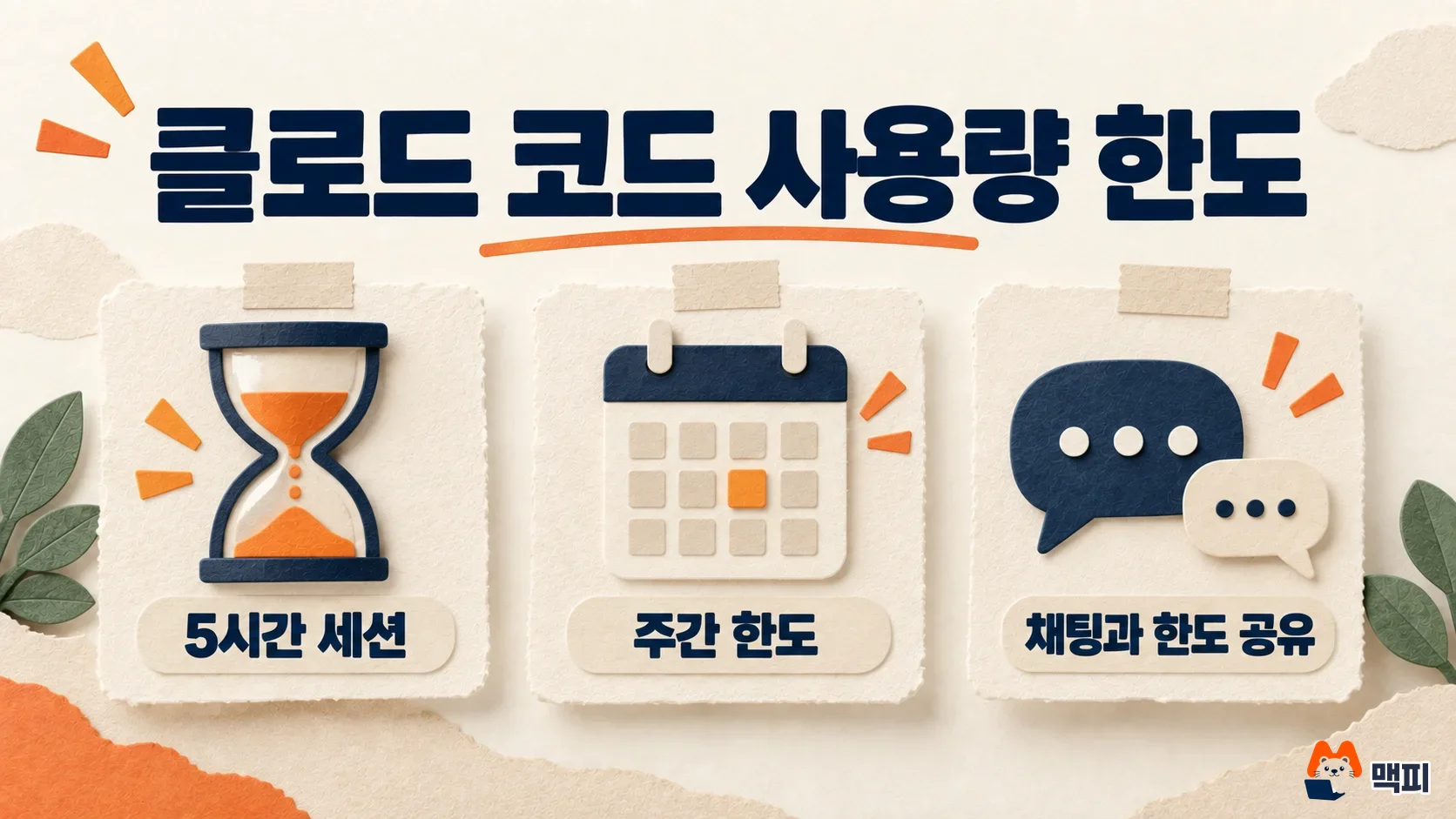Illustration showing Claude Code usage limits split into a 5-hour session and a weekly limit, shared with chat.