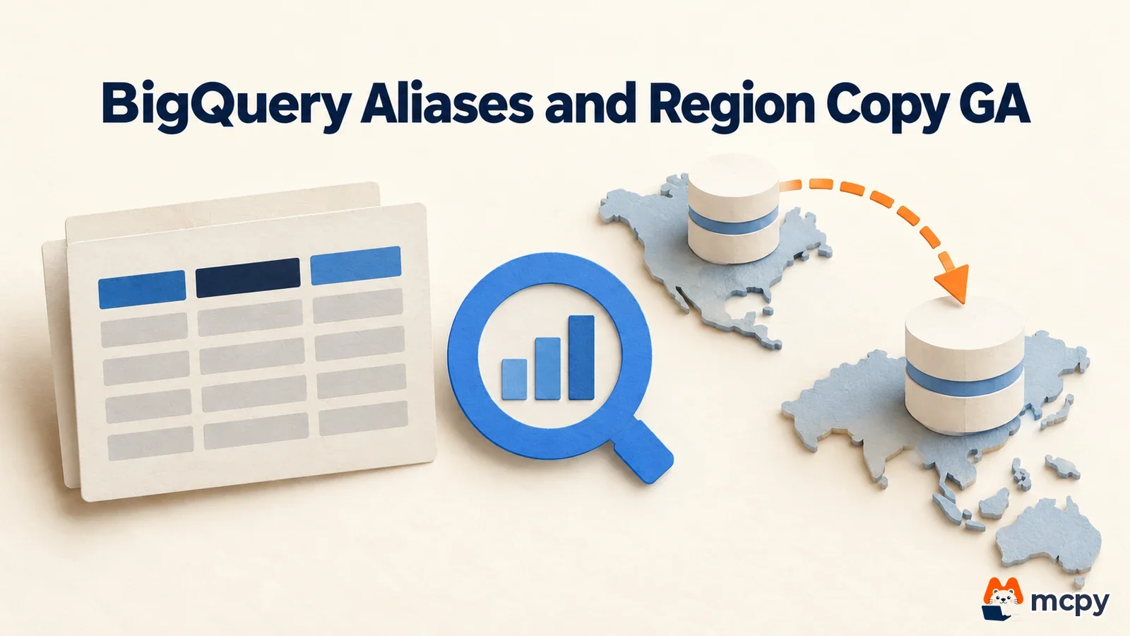 BigQuery Column Aliases and Cross-Region Table Copy Now GA