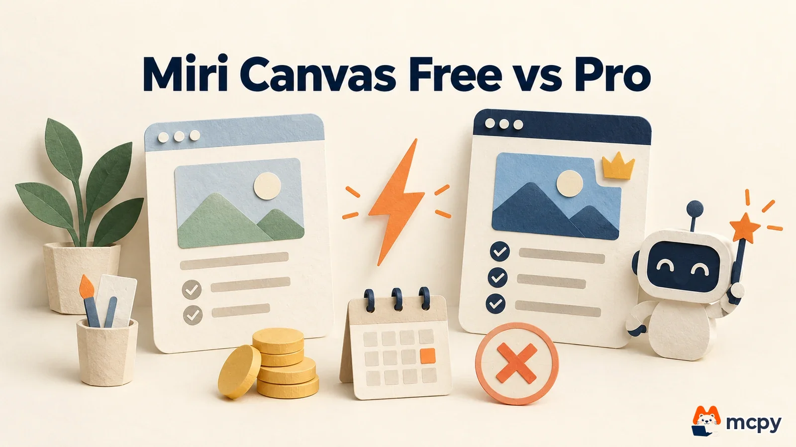 Miri Canvas Free vs Pro: Pricing, Trial and Cancellation