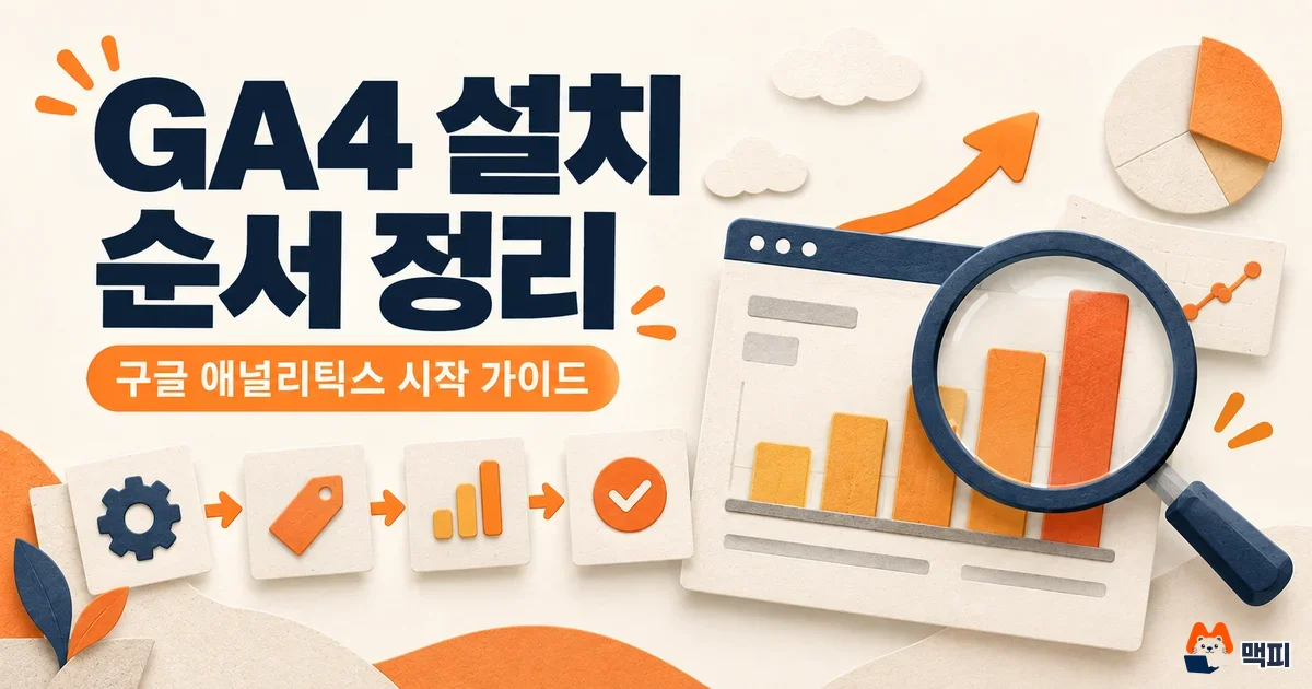 구글 애널리틱스 GA4 가입·설치 방법, 측정 ID 확인까지 정리