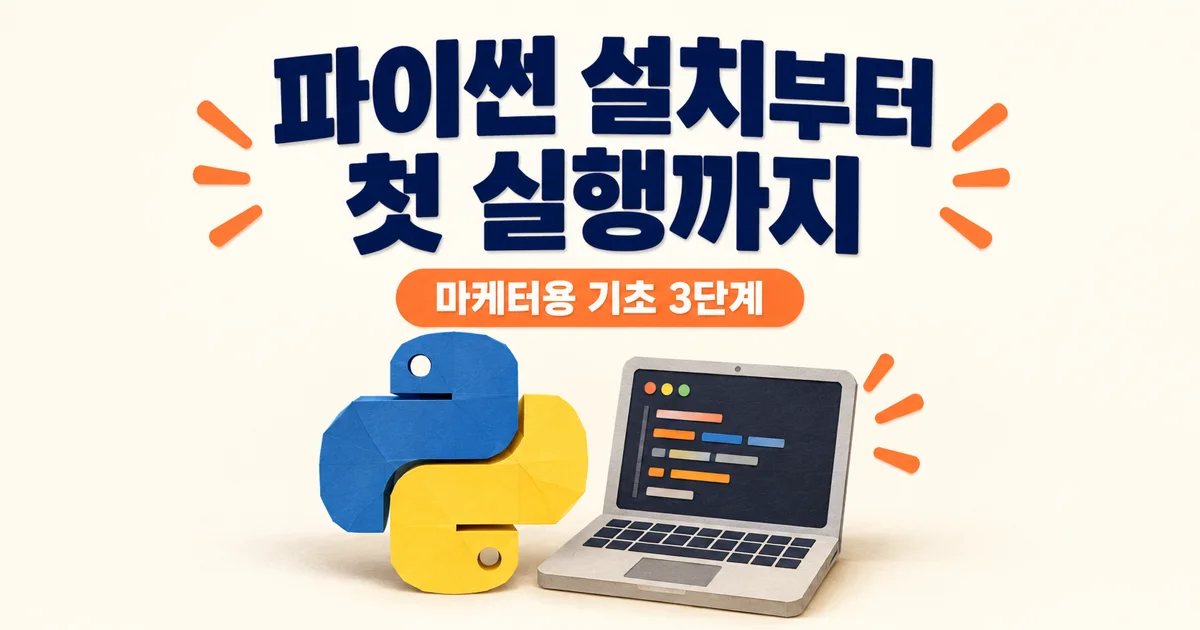 파이썬 기초 독학 시작 방법·주의사항 정리: 설치부터 CSV 요약까지