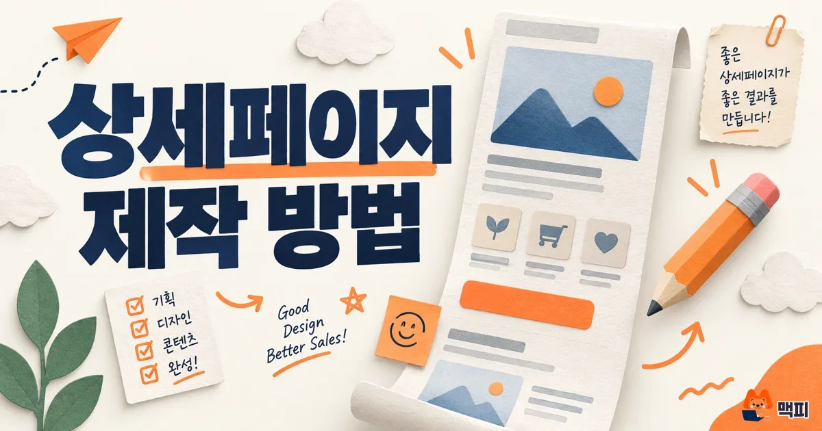 상세페이지 제작 순서와 스마트스토어·쿠팡 규격, AI 활용법 정리