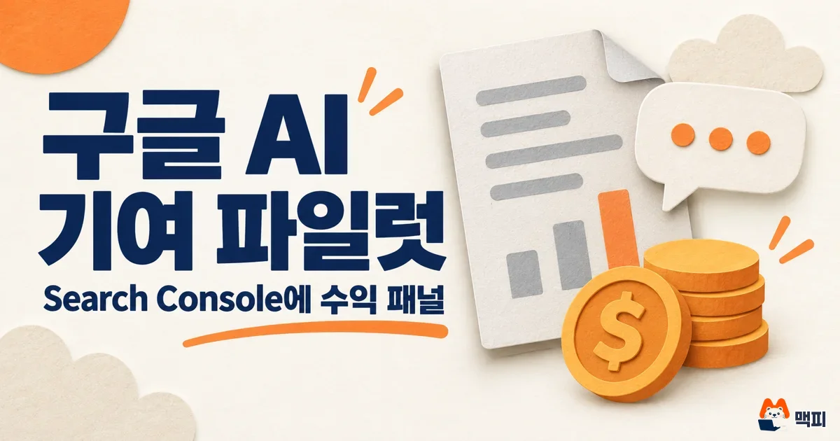 구글 AI 기여 파일럿 수익 확인 방법·주의사항 정리 (9월 기준)