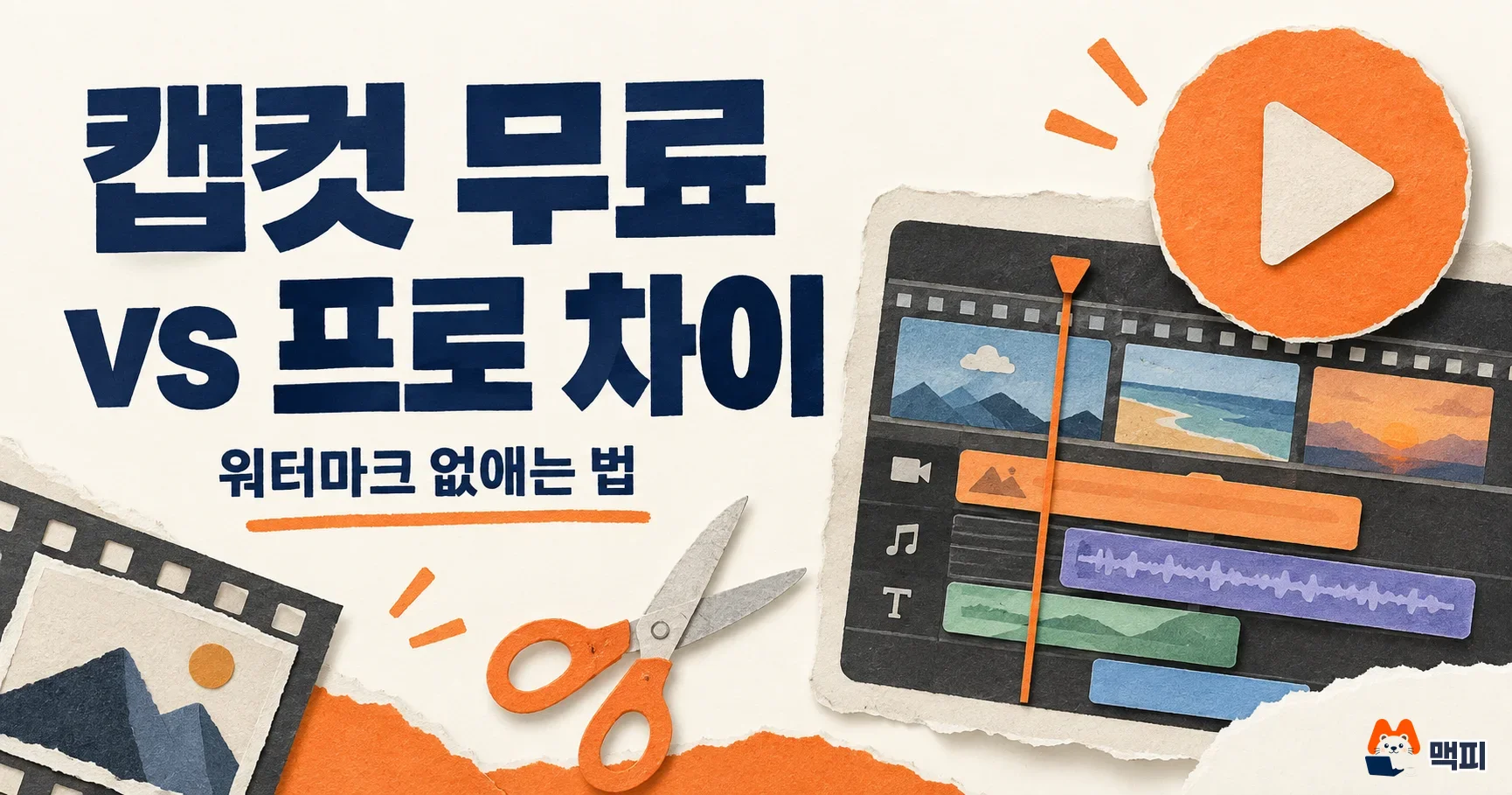 캡컷 무료 유료 차이와 워터마크 없애는 방법 정리