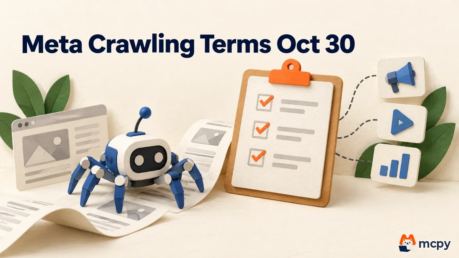 Meta Commercial Terms Crawling Clause: Oct 30 Checklist
