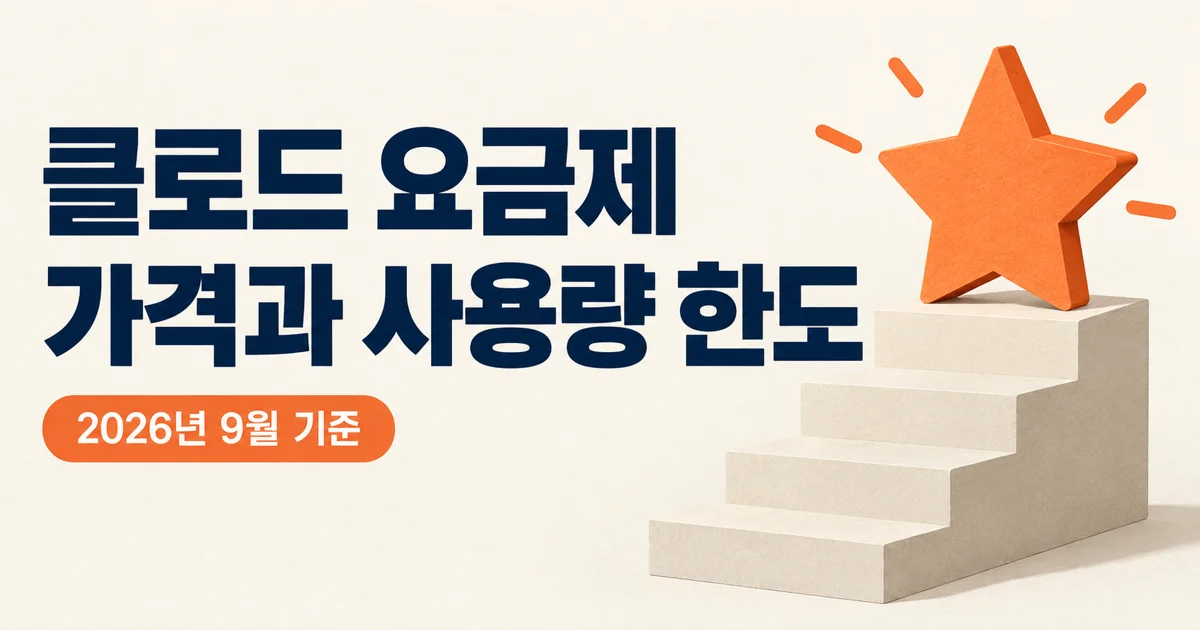 클로드 요금제 가격 비교: 무료·프로·맥스 사용량 한도 정리
