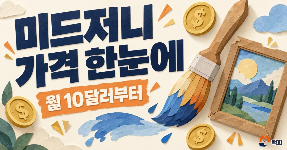 미드저니 가격 요금제별 차이와 무료 사용 여부 정리