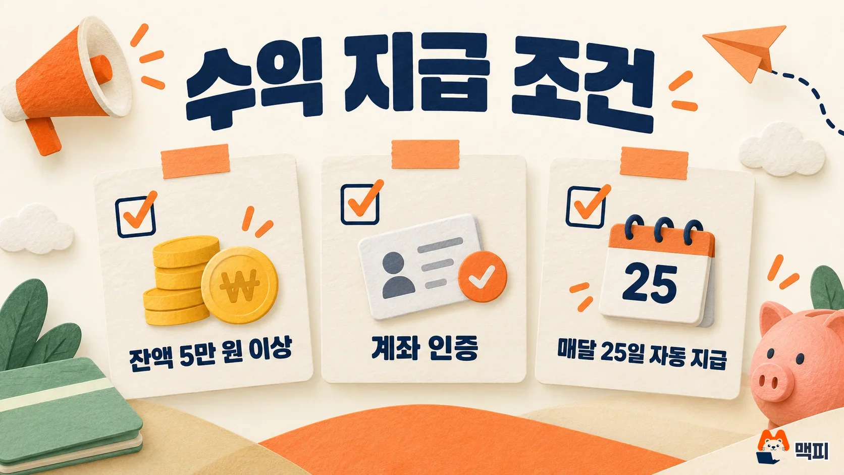 Diagram of AdPost payout conditions: balance, account verification and automatic payout on the 25th of each month