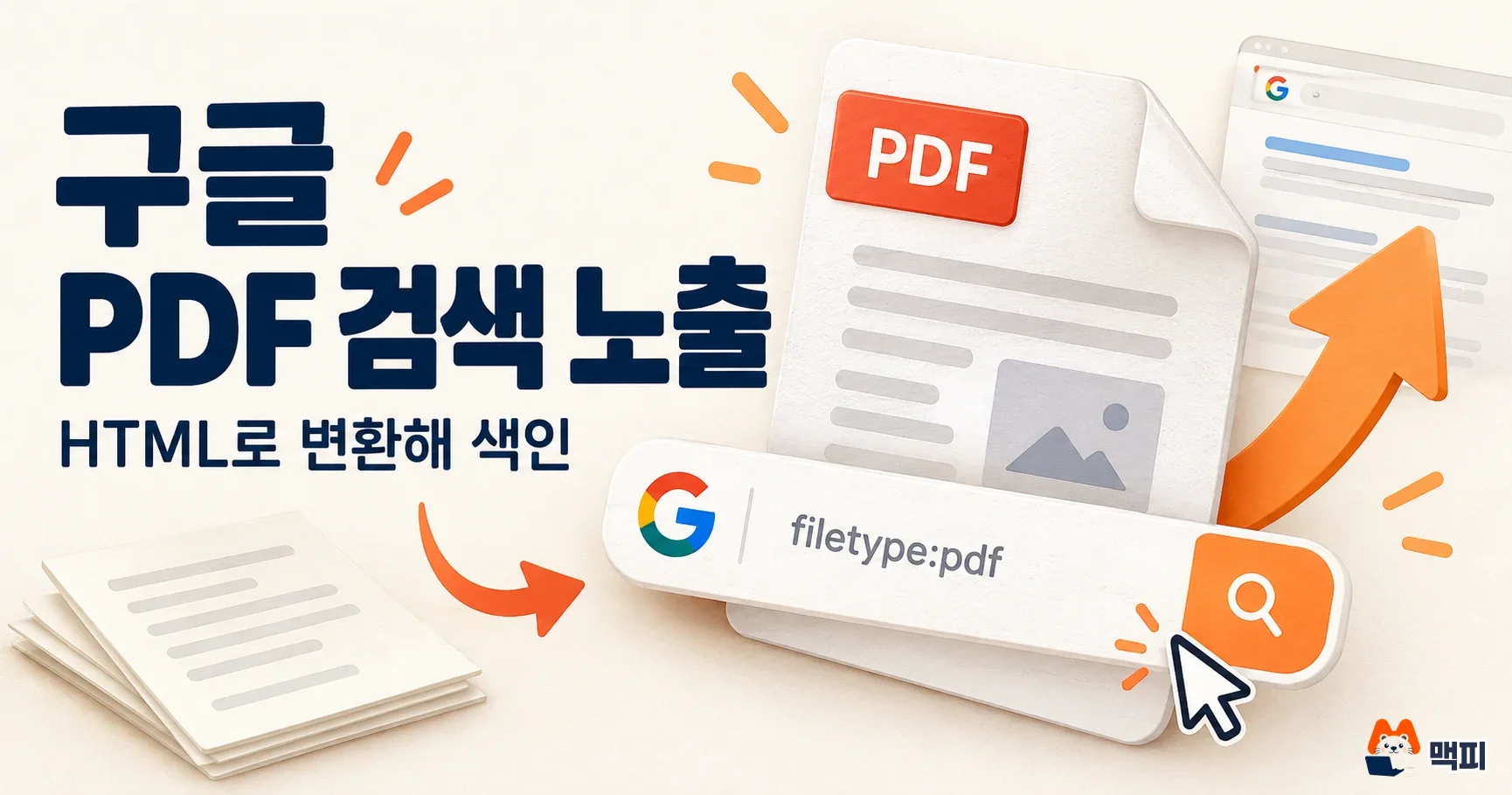 구글 PDF 색인 방식 공개: 내 PDF가 검색에 읽히는지 확인하는 법