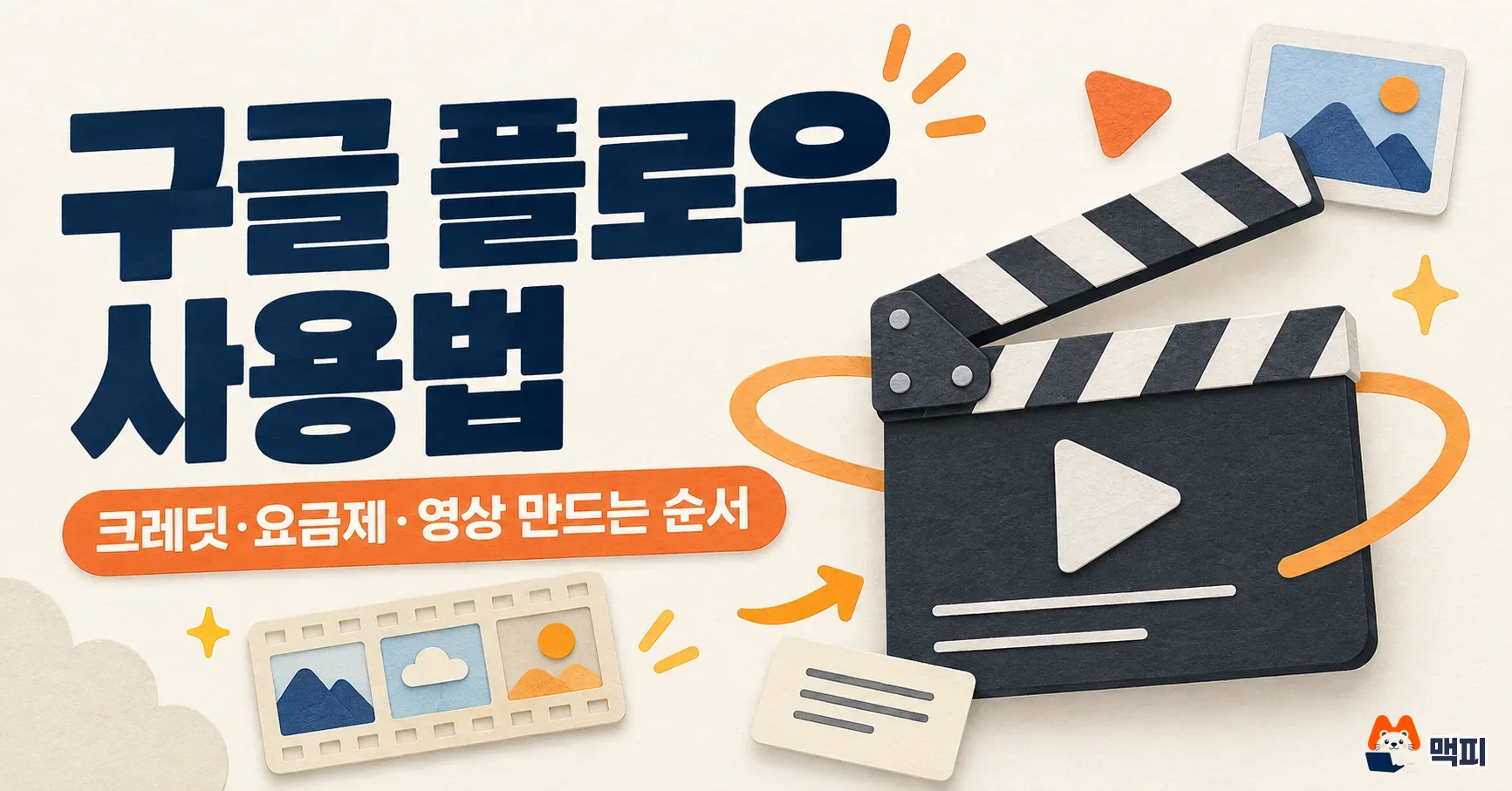 구글 플로우 사용법: 무료 크레딧·요금제·영상 만드는 순서 정리